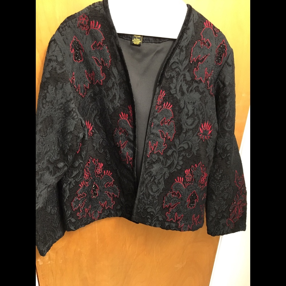 Vintage red and black jacket